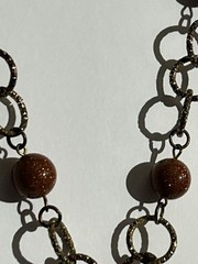 1960’s Boho Chic style Red Jasper Necklace & Earrings Retro Vintage