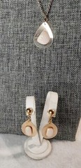 ** RARE Vintage M.KLOSE 1/20 12kt. G.F. Australian Opal Pendant & ER Set **