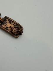 Copper Thunderbird Vintage Panel Bracelet Southwest Native