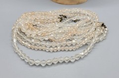 Vintage Look Layered Multi-strand Facetee Plastic Beaded Statment Necklace N1D