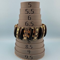 Vintage Bracelet Asian Panel Bar Expandable Stretch Link Gold Tone Black Enamel