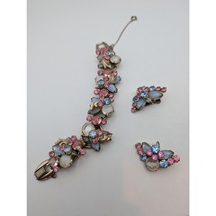D&E JULIANA Set w/ Verified (Ref #169) 5 Link Bracelet and Unverified Earrings