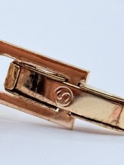 Vintage Swank Mid-Century Gold-tone Cufflinks and Tie Bar Set in Orininal Box