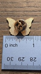 Vintage 1970s 1980s Enameled Butterfly Jewelry Necklaces Ring Rainbow Pin