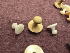 Antique Vtg Collar Cuff Stud Buttons Lot Mother Pearl Mop Over 70 PCs Sets Too