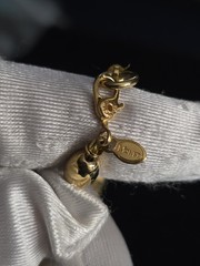 Vintage Goldtone Beaded Monet 36 In Necklace Signed