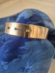 Antique goldfield english bracelet buckle