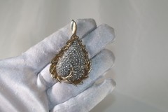 Vintage Jomaz Joseph Mazer Rhinestone Brooch