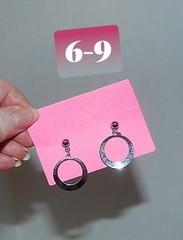 Vintage Retro Ear Rings, 1970s, 1980s 1990s, GROUP 6, priced per or the lot