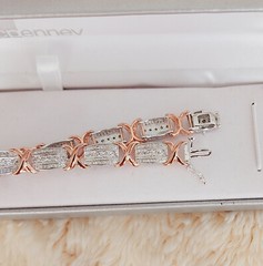 JCPenny’s Gold Vermeil Sterling Silver Tennis Bracelet w/ CZ Diamond Accents