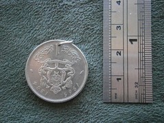 Hassan II Morocco 1 Dirham 1965-1384 Coin Bracelet Charm Pendant 6.0g
