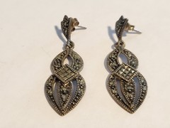 Vintage Sterling Silver, 0.925, Earrings