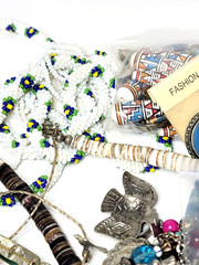 Modern Southwest Mixed Jewelry Lot Mixed BOHO Multicolor Recycle Parts Wear #3