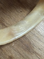 Vintage Bangle Creamy Iridescent Bracelet 8 Inches. As Pictured