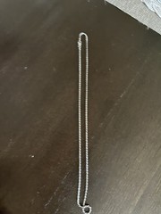 12.80g Vintage Sterling Silver 925 Rope Chain Necklace 20 in M