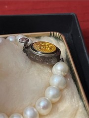 Vintage Sterling Silver Genuine Pearl Bracelet – Hermes Collection