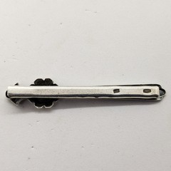 Vintage Luxury Soviet tie Clip made of ⭐875 Silver with the Star USSR hallmark#4