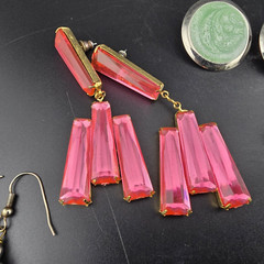1980s Retro Vintage Earrings Lot of 13 Pierced Earring Pairs