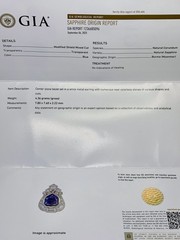 Art Deco Platinum Shield Sapphire European Diamond Earrings Burma No Heat GIA