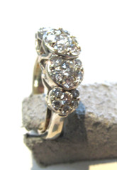 IGI Certified 1.50 ctw Natural Diamond Ring with Certificate 14k wg Size 5 to 6