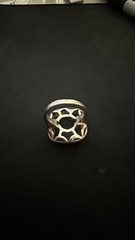 Sterling Silver Cushion-Cut Black Onyx Ring with CZ Halo – Size 6