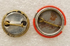 Vintage Pinback Button Hotel Restaurant Employee Trade Union Membership Pins