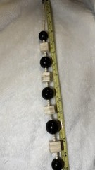 1Antique Cow Horn And Cow Bone Necklace 18.7 inch