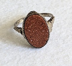 Vintage Gold Stone Jewelry Ring Is 925 All Else Gold Plate Brooch Bracelet & ER