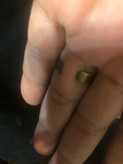 Vintage Pink Hello Kitty Round Brass Ring — adjustable band fits all sizes