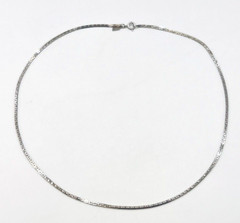 Vintage Viola By Lang Silver Tone Layering Chain Necklace 21 in