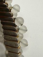 Vintage Japan Cha Cha Glass Bead Expansion Bracelet