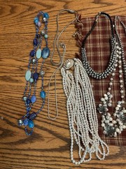 Huge Lot Of Necklaces Used