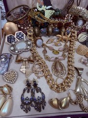 Vintage Estate Costume Jewelry Lot! AVON, MONET and more!