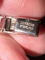 Vintage Dorsons Art Deco Bracelet Sterling 7 Inches