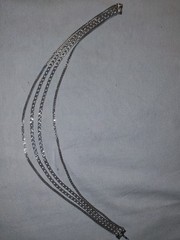 Vintage antique costume jewelry lot of 17 pieces silver tone 8 Necklace, 8 Pin..
