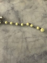 Vintage Coro Enamel Leaves Berries Choker Necklace Gold Tone Mid Century 1950s