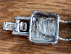 Vtg Republican Party Silver Charm Bracelet Patriotic Enamel Flag, Elephant 6.75″