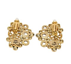 Vintage Signed Scaasi Clip Earrings SEE DESCRIPTION Free Ship!