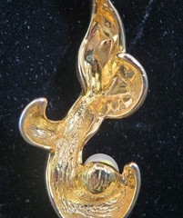 Vintage Rosemary G Ro-Do Saks 5th Ave Crystal Bead Gold Tone Necklace Brand New
