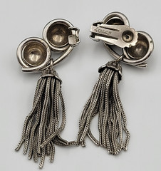 Vtg Barclay Tassel Rope Chain Lariat Style Necklace Bracelet Jewelry Set READ
