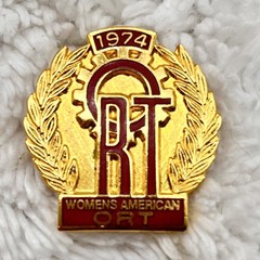Vintage Judaica Pin Lot 5 Pieces ORT Wer-Gap Young Judaea Women’s American 1974