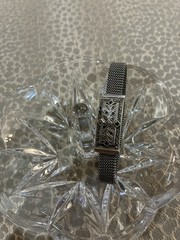 JUDITH JACK Vintage Mesh Stretch Bracelet Sterling Silver and marcasites (80-90)