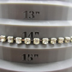 Vintage Rhinestone Necklace Wedding Special Occasion Choker 24 Inch