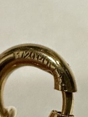 Vintage BYZANTINE 1/20 14k gold filled dainty thin light bracelet 9.5 inches