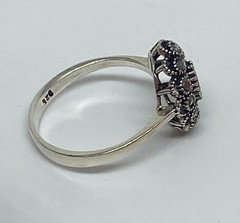 Vintage rings, silver 925, size 8.25 Weight 2.28 g. Women’s jewelry.