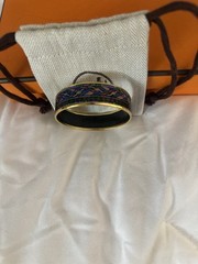 Hermes Vintage Enamel Bangle Bracelet