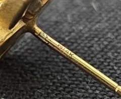 Vintage Metropolitan Museum Of Art MMA 1985 Earrings with 14k Gold Posts