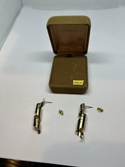 Emporium Capwell Vintage Earrings Jewelry 14 KT Gold Filled And Gold Wired
