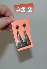 Vintage Retro Ear Rings, 1970s, 1980s 1990s, GROUP 3, priced per or the lot