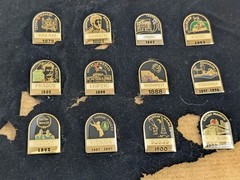 RARE Gustav Mahler Complete 12-Pin Career Timeline Set – Gold Tone & Enamel